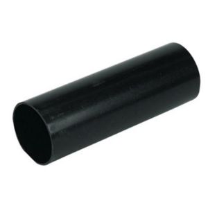 [I-FLO-RP4B] Floplast 68mm Black 4m Round Downpipe RP4B