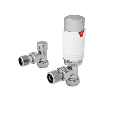 RP Angled TRV & L/Shield Pack White & Chrome