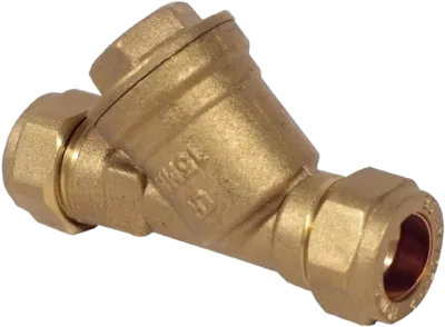 RP 22mm Y Filter Brass