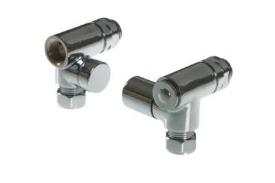 RP Dual Fuel Corner Rad Valve Pair Chrome