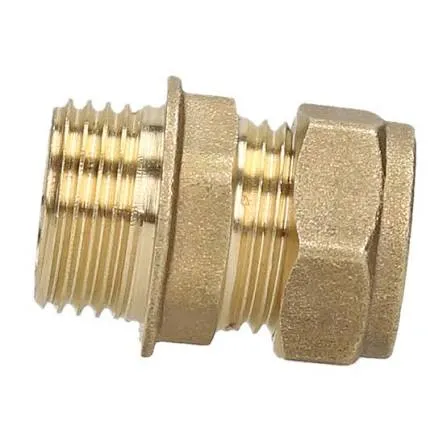 CO 15x1/2" CP Male Iron Compression