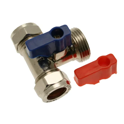 EP Tee Washing Machine Valve 15mm x 3/4" WRAS