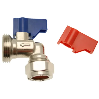 EP Angle Washing Machine Valve 15mm x 3/4" WRAS