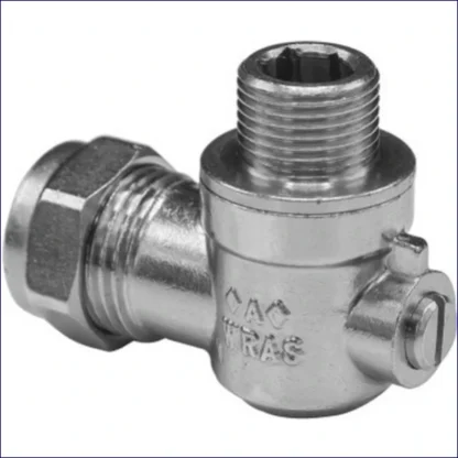 EP Flat Face Angle 15x12" Iso Valve CP