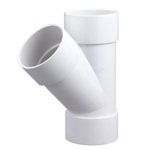 [I-FLO-WS43W] FPW White 40mm 135/45° Branch WS43W