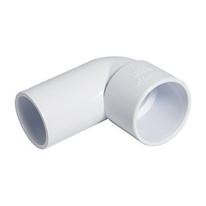 FPW White 40mm 90° Conversion Bend WS27W