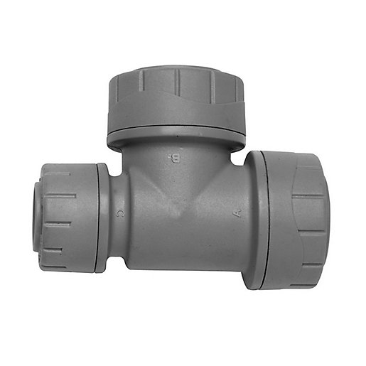 Polyplumb 22x15x22mm End Reducing Tee PB1422