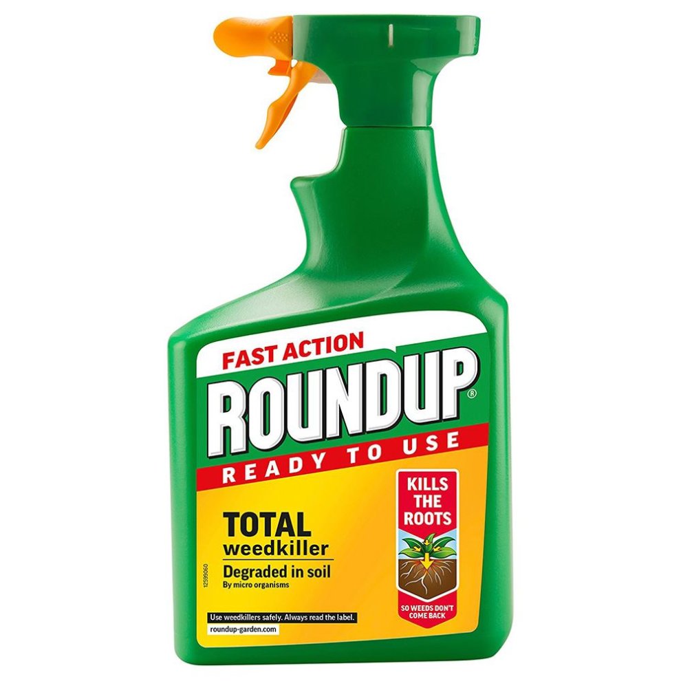 Roundup Total Ready to Use Weed Killer 1L Plus 20% Extra Free