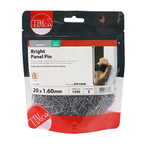 Panel Pin 20mm 500g Timco