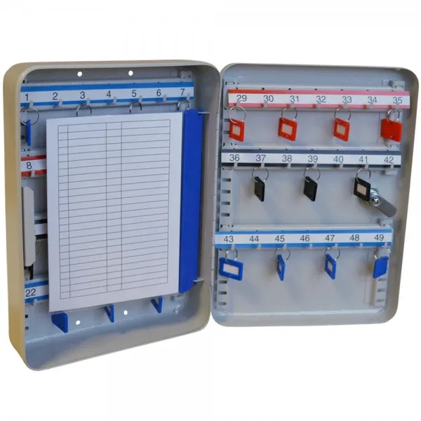 Asec Key Cabinet Cream - Key Locking (49 Keys)