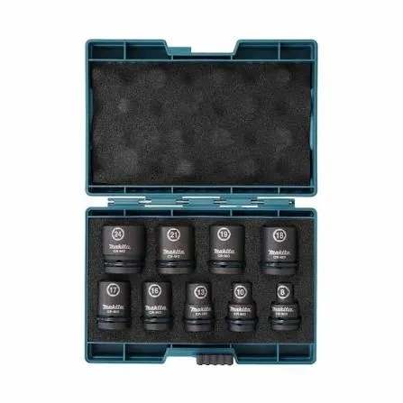 Makita 9pc 1/2" Impact Socket Set E-16564