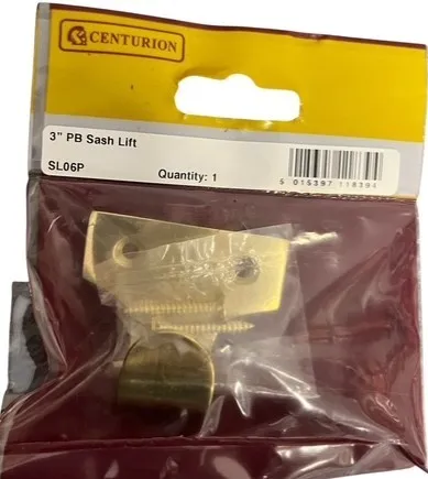 Centurion Solid Brass Sash Lifts, Polished Brass, 50mm