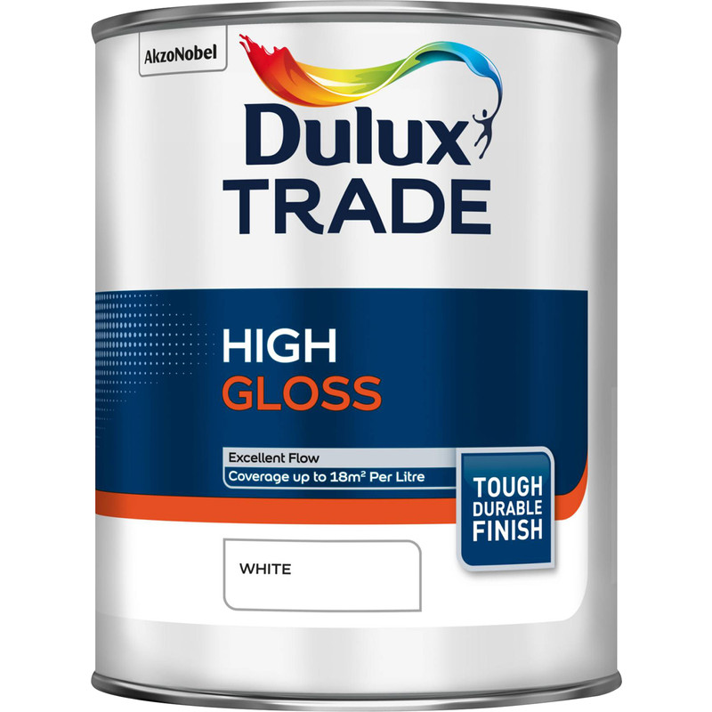 Dulux Trade Gloss White 1L