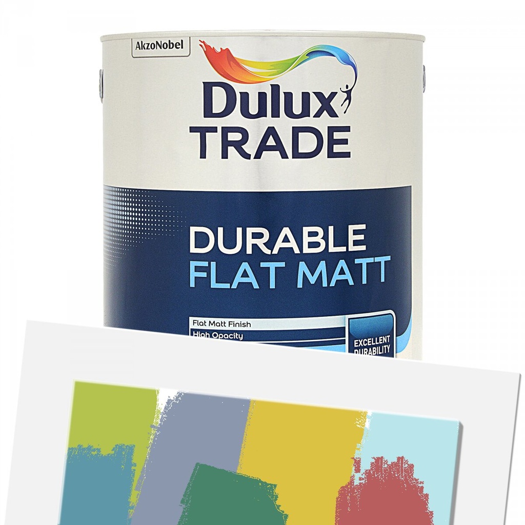 [22011] Dulux Trade Durable Flat Matt Tinted Colour LB 5L