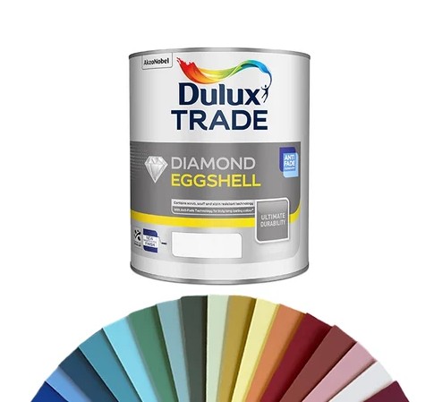 Dulux Trade Diamond QD Eggshell Tinted Colour LB 2.5L