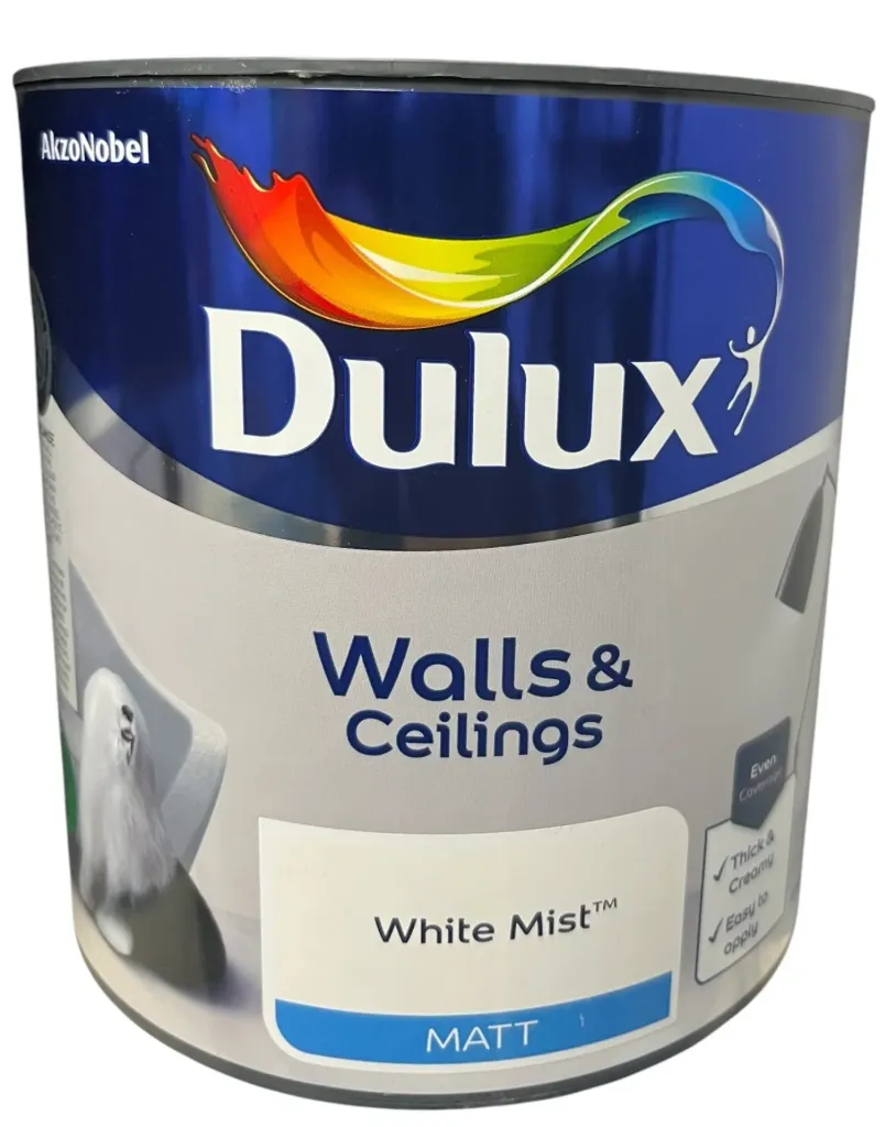 Dulux Retail Vinyl Matt White Mist 2.5L