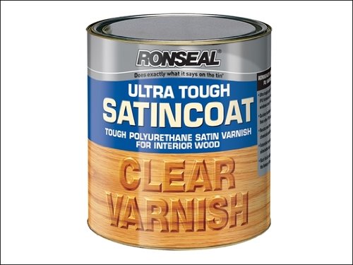 Ronseal Ultra Tough Satincoat Clear Varnish 750ml