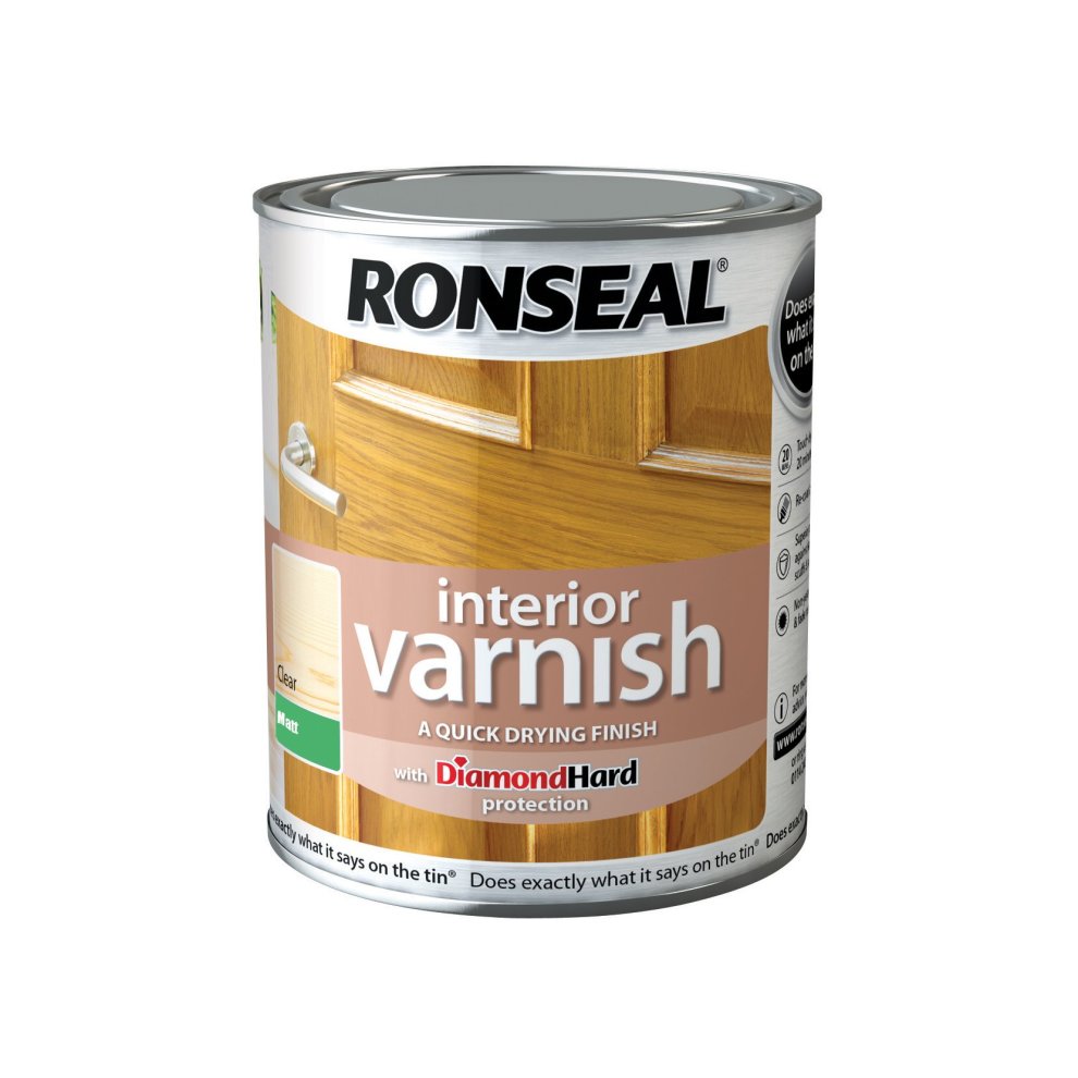 Ronseal Interior Varnish Matt Clear 750ml