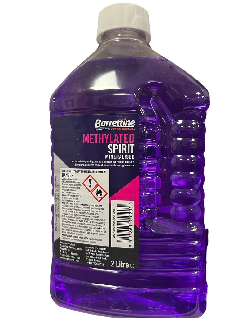 Barrettine Methylated Spirit 2L
