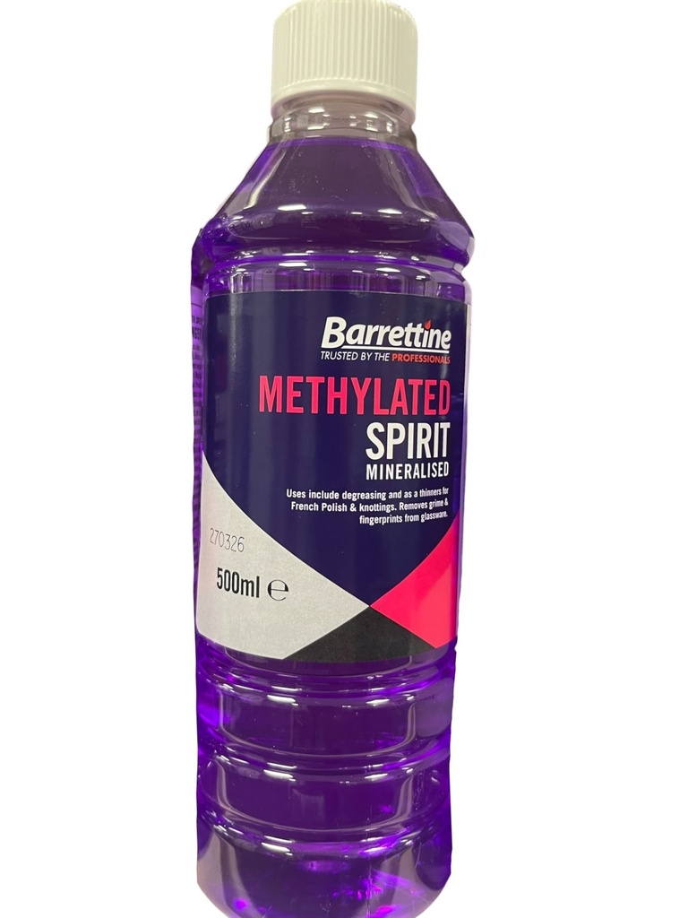 Barrettine Methylated Spirit 500ml