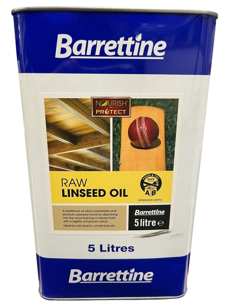 Barrettine Linseed Oil Raw 5L