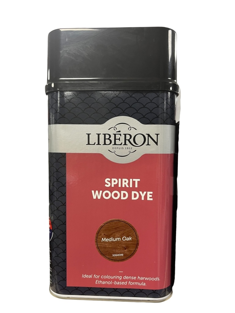 Liberon Spirit Wood Dye Medium Oak 1L