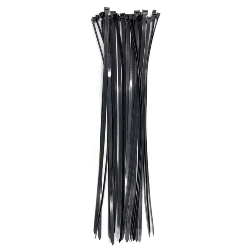 [S0813] Amtech 30 Tie Wraps (500mm x 6.5mm) - Black