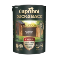 Cuprinol Ducksback Decorative Waterproofer Harvest Brown 5L
