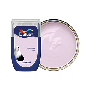 Dulux Walls and Ceilings Matt Paint Pretty Pink 30ml Sample
