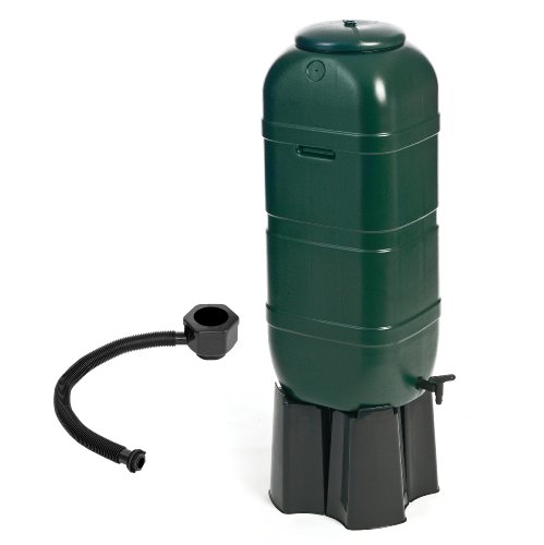 Ward Slim Line Water Butt Set 100L Black