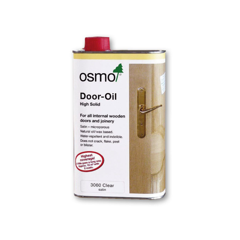 Osmo Door Oil 3060 Clear Satin 1L