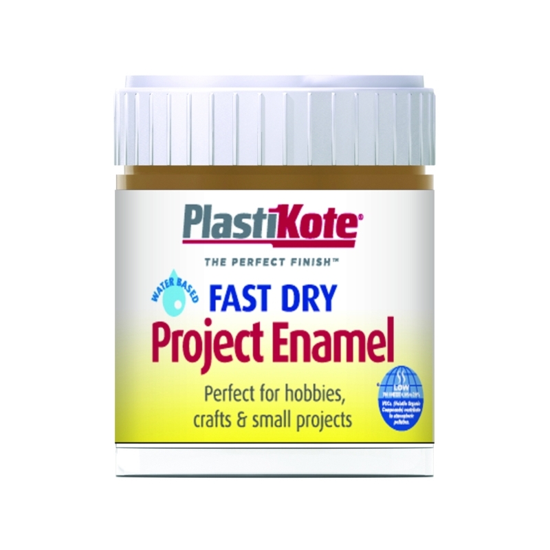 [21298] Plasti-Kote Fast Dry Enamel Nut Brown (B-17) 59ml