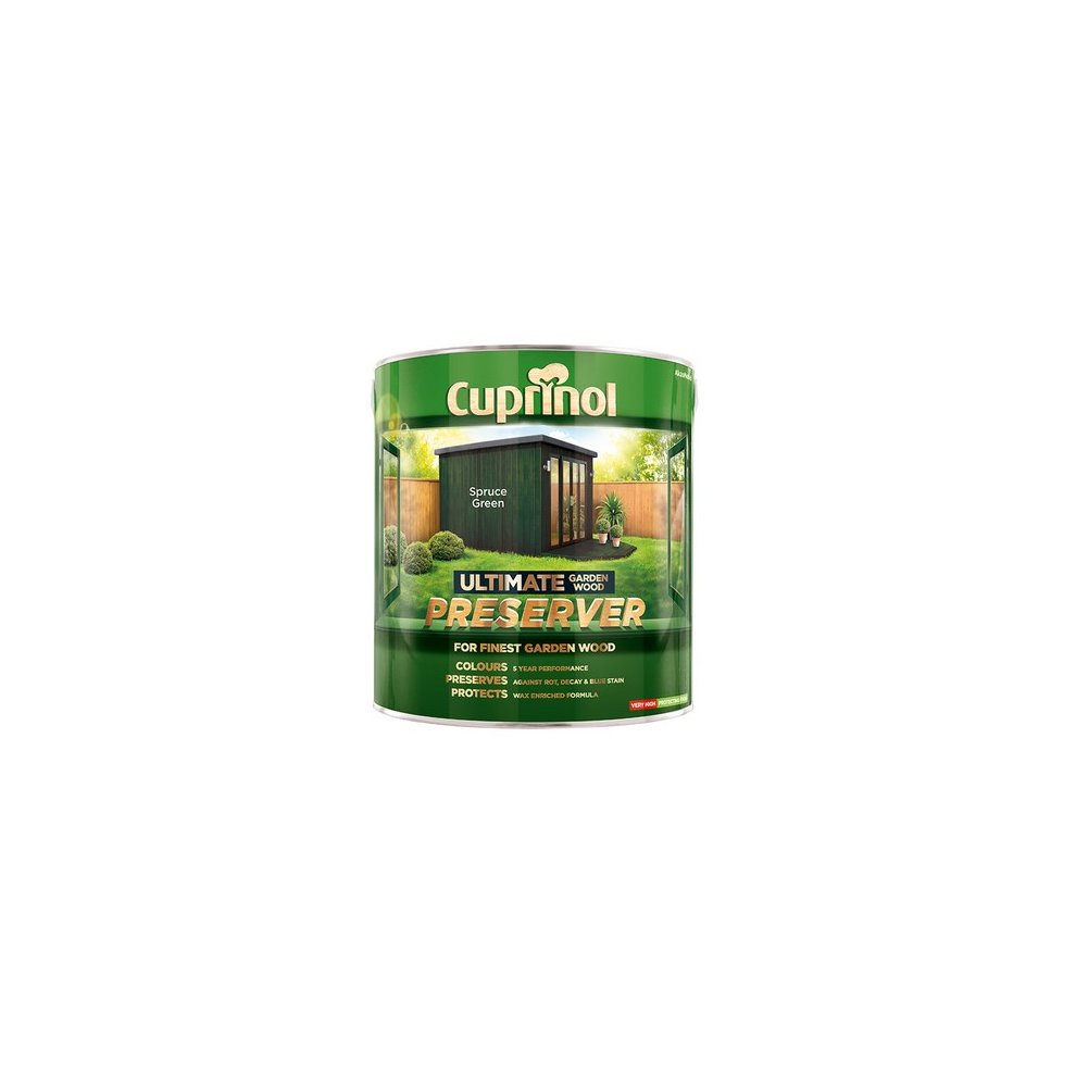 Cuprinol Wood Preserver Spruce Green 4 Litre