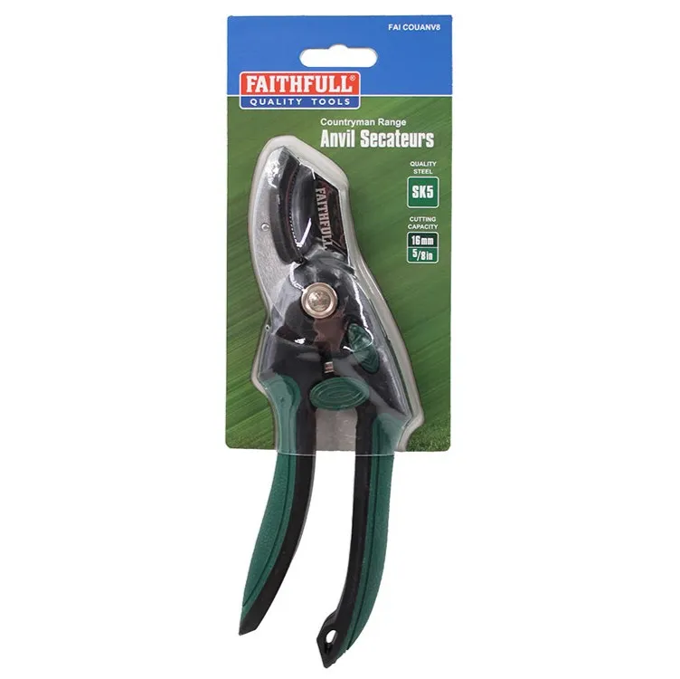 [FAICOUANV8] Faithfull Countryman Anvil Secateurs