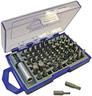 Faithfull - Screwdriver Bit Set  61 Piece