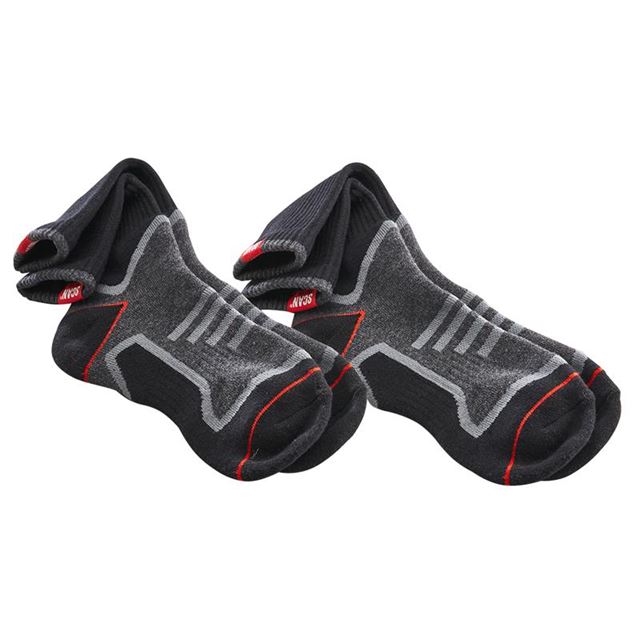Scan Work Socks Twin Pack 6 - 12