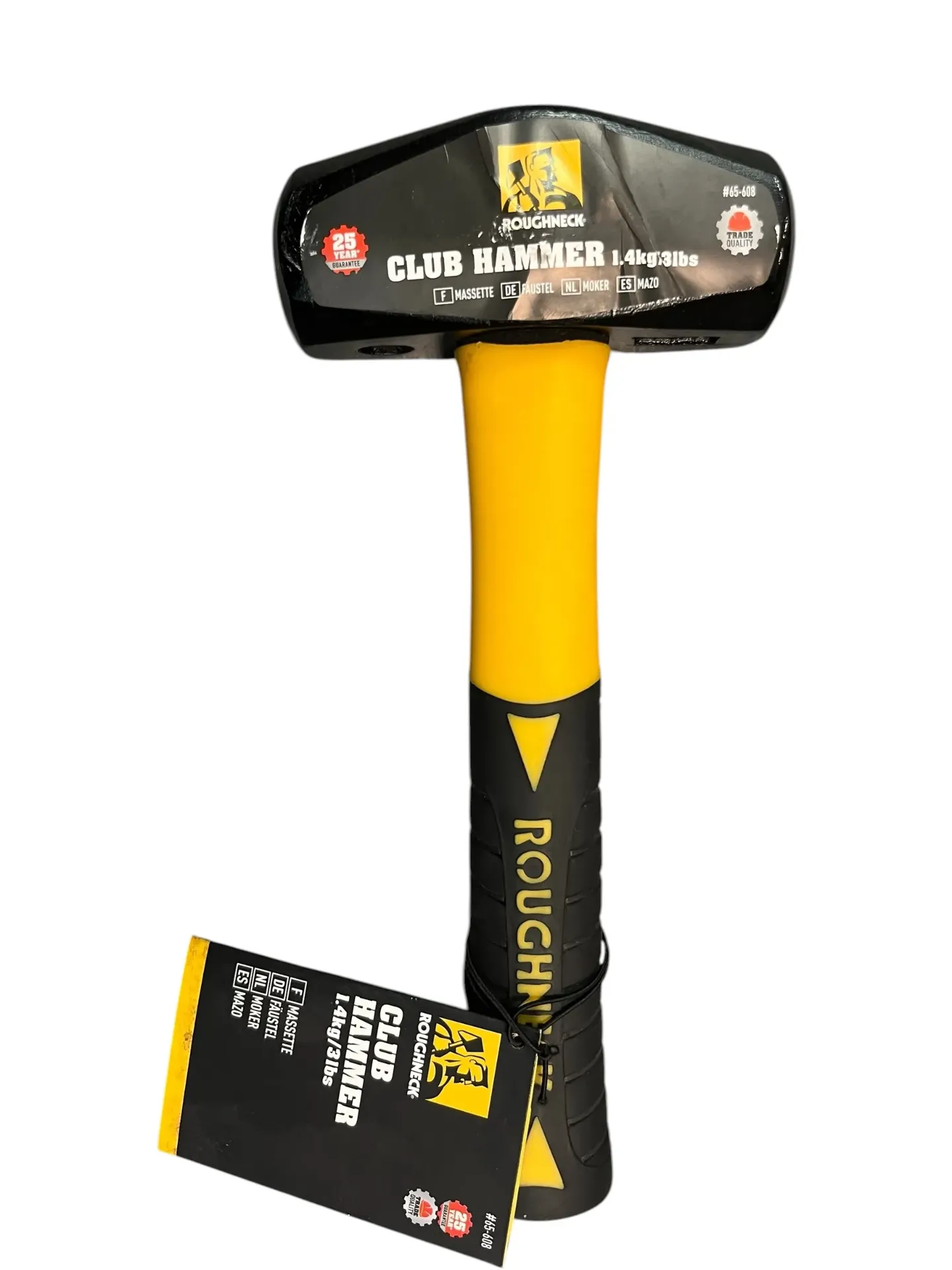 Roughneck Club Hammer Fibreglass Handle 1.4kg (3 lb)
