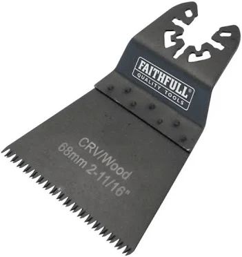 [FAIMFW68G] Faithfull Multi-Functional Tool CrV Flush Cut Wood Blade Side Set 68mm