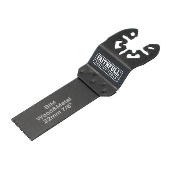Faithfull Multi-Functional Tool Flush Cut Wood/Bi-Metal Blade 22mm