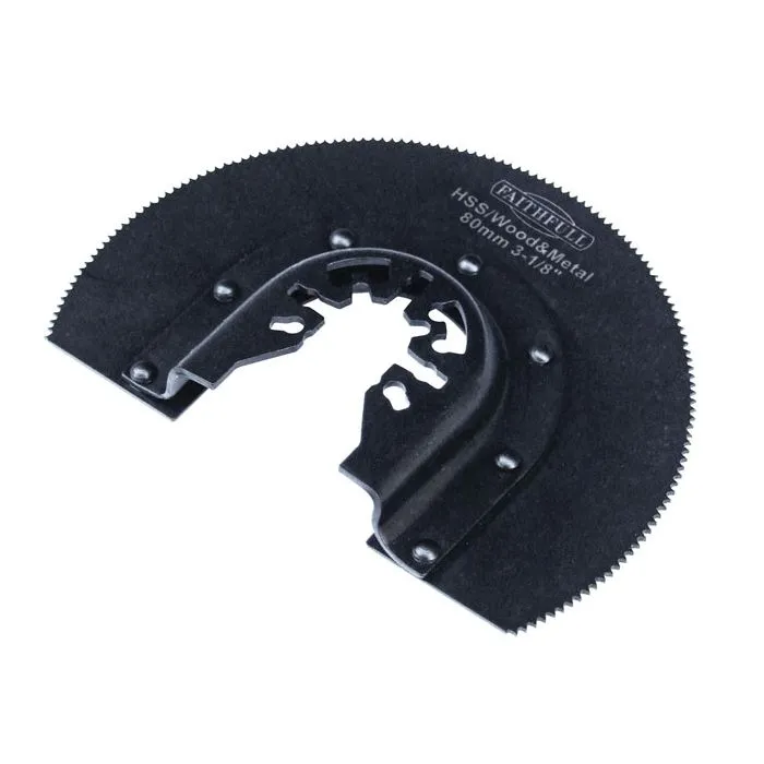 Faithfull Multi-Functional Tool HSS Radial Blade Wood/Metal 87mm