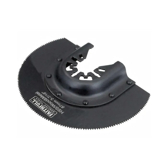 Faithfull Multi-Functional Tool CrV Radial Blade Wood Wavy Set 87mm