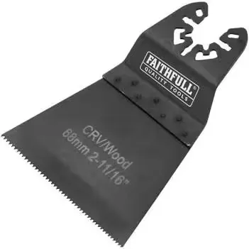 Faithfull Multi-Function Tool CrV Flush Cut Wood Blade Side Set 68mm