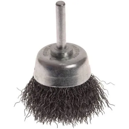 Faithfull Wire Brush Shaft Mounted 50mm x 20mm, 0.30mm Wire