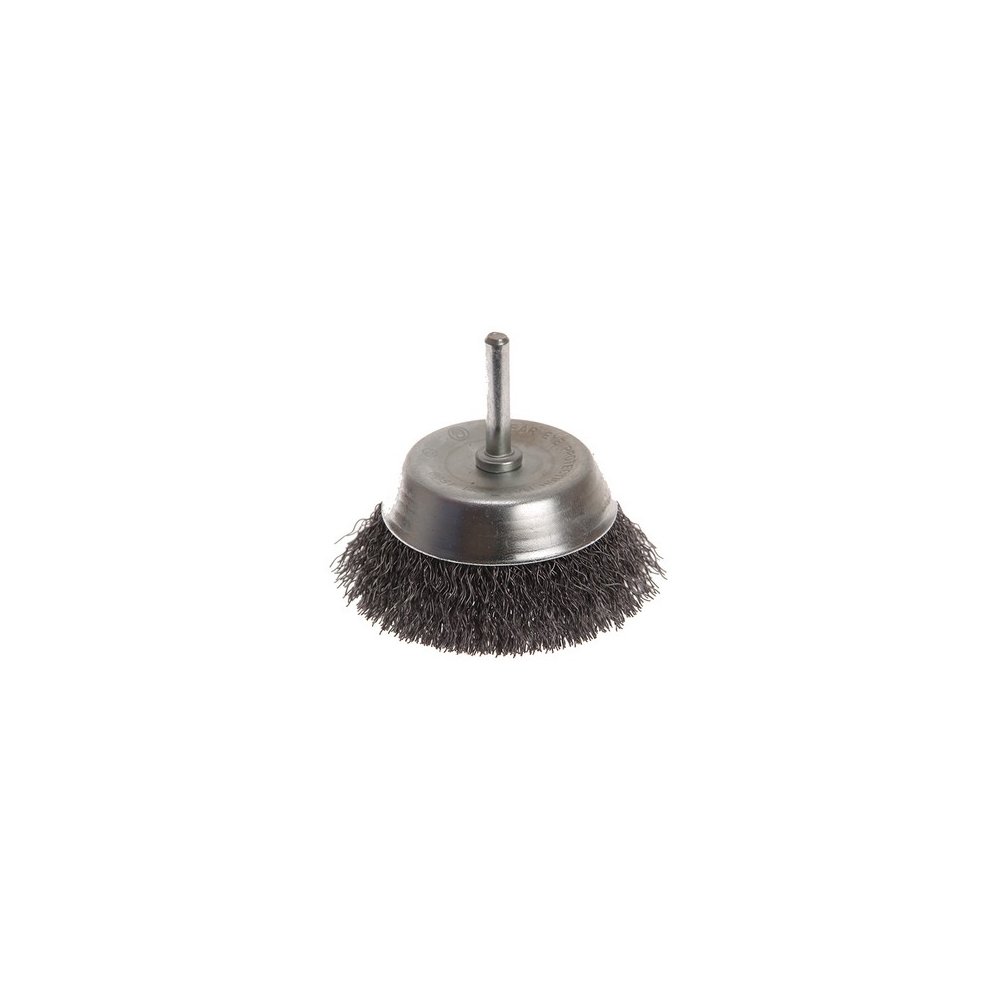 Faithfull Wire Cup Brush 75mm x 6mm Shank, 0.30mm Wire