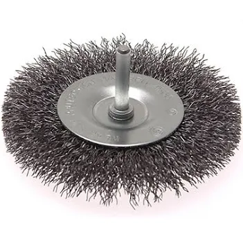 Faithfull Wire Brush 75mm x 6mm Shank, 0.30 Wire