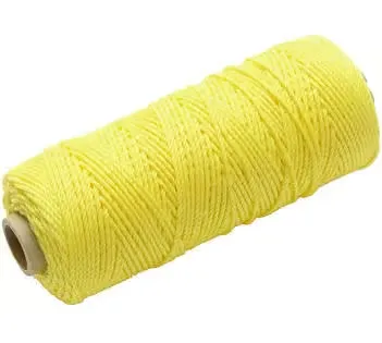 Faithfull Hi-Vis Nylon Brick Line 100m (330ft) Yellow