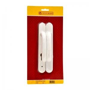 [HK346P] Centurion White UPVC Sprung Door Handle HK346P