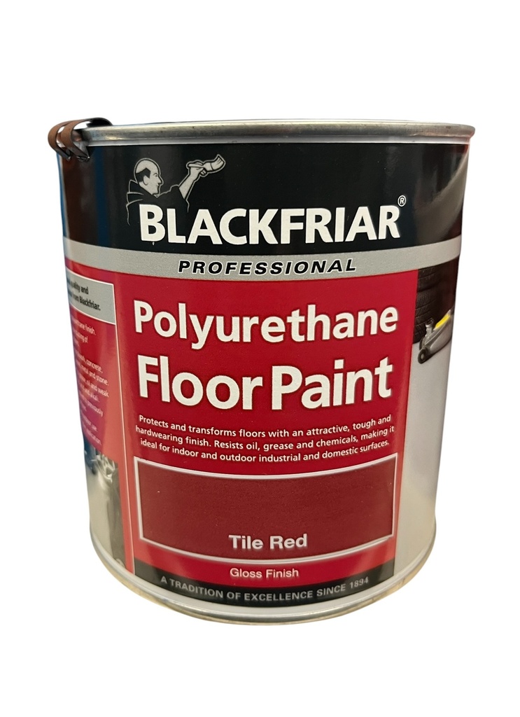 [36406] Blackfriar Polyurethane Floor Paint Tile Red 2.5L