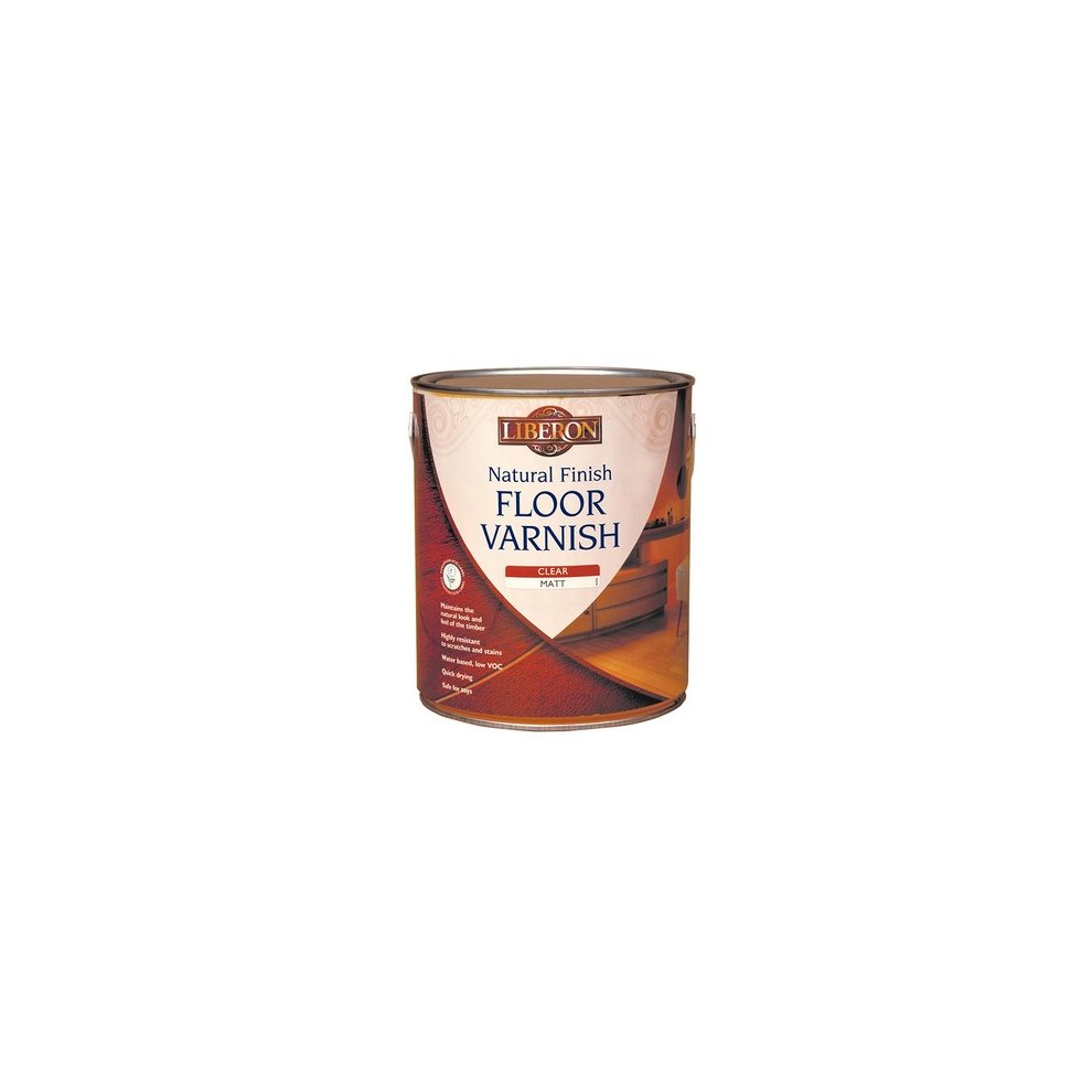 Liberon Natural Finish Floor Varnish Clear Matt 2.5L