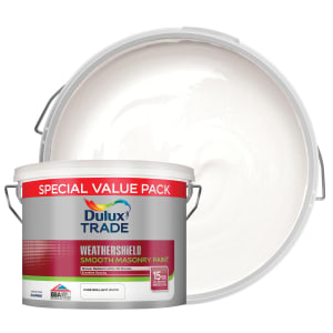 Dulux Trade Weathershield - Weathershield Smooth Pure Brilliant White 7.5L